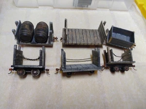 6 Custom Built On30 Flat Cars - Picture 1 of 8