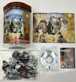 Lego Bionicle Pahrak-Kal 8577 COMPLETE w/ Instructions, Disc, & Container