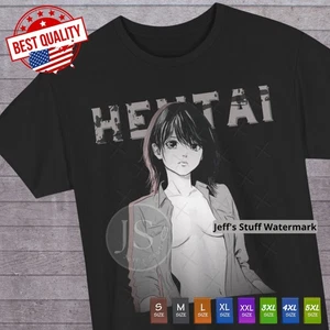 Ecchi Hentai Waifu T Shirt Mens Gamer Tee Geek Cosplay Japanese Anime Lover - Picture 1 of 18