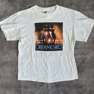 Men's Vintage Y2K Delta Dreamgirls Beyonce White Movie Promo T Shirt Tee Sz L - Picture 1 of 3