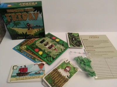 FRIDAY A Solo Adventure Game By Friedemann Friese Rio Grande Complete - Image 1 of 4