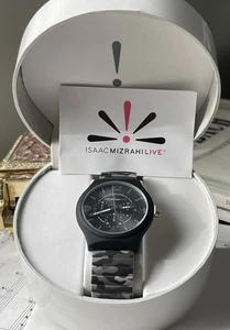 ISAAC MIZRAHI LIVE CAMOUFLAGE DESIGN ARMBANDUHR SCHWARZ oder BLAU wählbar - Bild 1 von 16