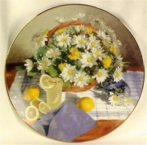 Daisies Collector Plate W S George 1988 Mint in Box with Papers Vintage - Picture 1 of 7