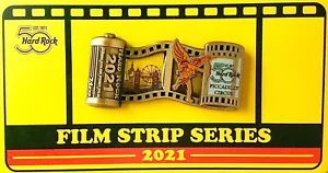 2021 HARD ROCK CAFE PICCADILLY CIRCUS 3D 50 JAHRESTAG FILMSTREIFEN SERIE PIN - Bild 1 von 3