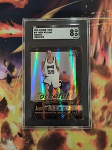 1999-00 Fleer Force Forceful Forcefield Jason Williams #9F SGC 8 - Picture 1 of 2