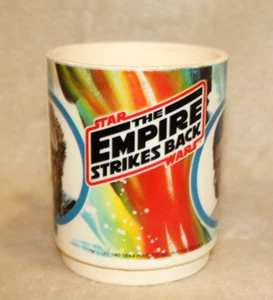 1980 STAR WARS EMPIRE STRIKES BACK LEIA LUKE HAN, CUP MUG, DEKA ELIZABETH N.J. - Picture 1 of 8