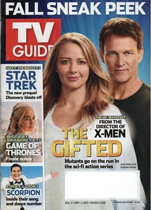 TV GUIDE August 21-September 3 2017 Amy Acker Stephen Moyer Game of Thrones - Imagen 1 de 3