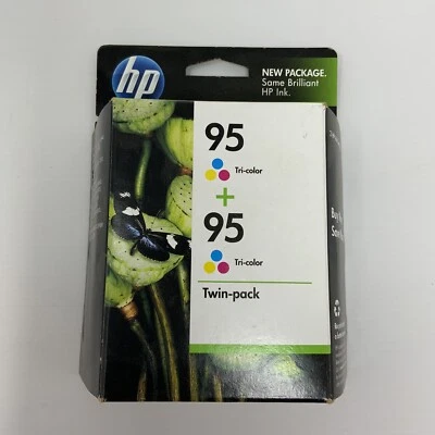 HP 95 Tri-Color Ink Cartridge Twin Pack - Brand New Sealed Exp. 12/2011 - Image 1 of 4