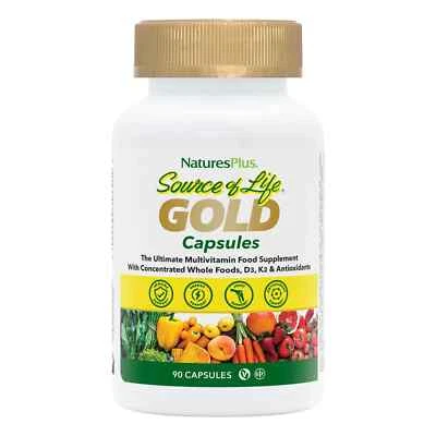 Natures Plus Source of Life Gold 90 Vegan Capsules* - Image 1 of 4