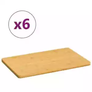 Breakfast Plates 6 pcs 8.7"x5.5"x0.3" Bamboo vidaXL - Picture 1 of 6