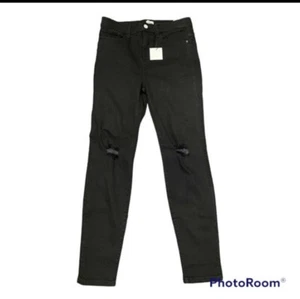 NWT Sneak Peek Distressed High Rise Skinny Leg Cut Jeans - Picture 1 of 7