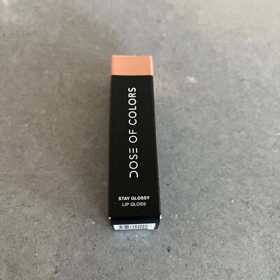Dose of Colors Stay Glossy Lip Gloss MACCHIATO Full Sz | New W/ Fast Ship! - Image 1 of 4