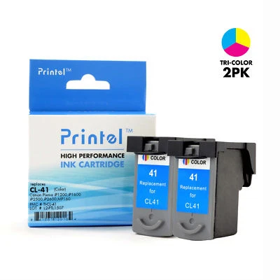 Compatible Inkjet Cartridge Replacement for Canon CL-41 Tricolor (2 Pack) - Image 1 of 4