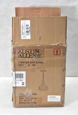 Austin Allen AA1004MB Riber 1 Light Pendant Traditional Style Matte Black Wavy