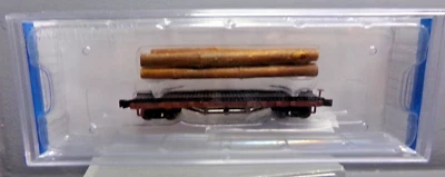 BACHMANN N-SCALE FREIGHT CAR PREMIUM SILVER SERIES ACF 40' LOG CARS 1935-1960 NO - Image 1 of 3