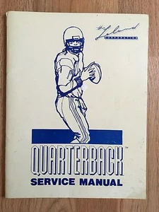 Original QUARTERBACK Arcade Machine Game SERVICE OPERATION MANUAL - Picture 1 of 1