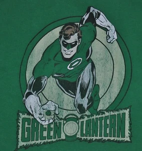 t-shirt large green lantern super hero comic book 22 inches pit to pit - Picture 1 of 3