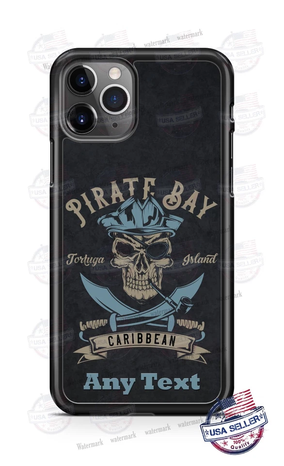  Funda de teléfono Skull Pirates Bay Caribbean para iPhone 13 Samsung s22 Google 4XL Foto 1 de 4