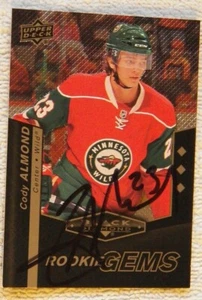 Tarjeta de gemas de novato Minnesota Wild Cody Almendrada 10/11 UD diamante negro automática - Imagen 1 de 1
