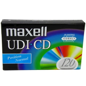 ⭐️MAXELL UD I CD 120 Minutes COBALT Blank Audio Cassette Tape (1996) New Sealed - Picture 1 of 8