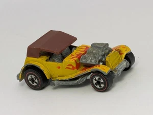 Vintage Hot Wheels 1973 Redline Sir Rodney Roadster smalto giallo - Foto 1 di 6