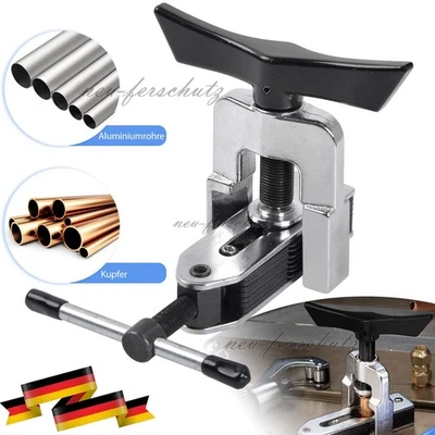 Bördelgerät Bördelwerkzeug Brems Klima Leitung Alu Kupfer Rohr Stufenlos Bördeln - Bild 1 von 4