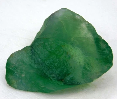 Piedra preciosa suelta certificada rugosa transparente fluorita natural de 243,80 quilates Foto 1 de 4