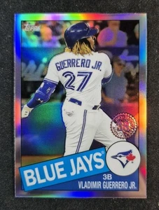 2020 Topps Chrome Vladimir Guerrero Jr 35th Anniversary #85TC-6 Blue Jays - Picture 1 of 2