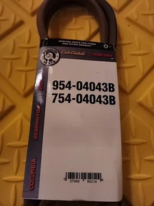 Correa de transmisión genuina Cub Cadet 754-04043B 954-04043B  - Imagen 1 de 2