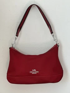 Coach Ellis CA205 rote Nylon Umhängetasche nur Handtasche – ohne Riemen oder Zubehör - Bild 1 von 17