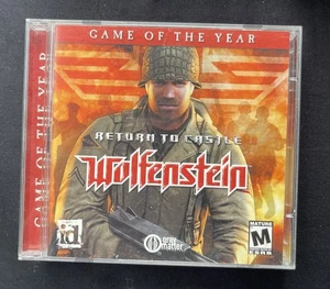 Return to Castle Wolfenstein : Game of the Year Edition PC 2002 Vintage Gaming - Picture 1 of 4