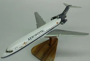 B-727-200 Boeing Aeropostale B727 Avión Escritorio Madera Modelo Grande Nuevo - Imagen 1 de 1