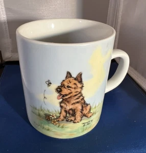 Vintage Mary Jung 1985 Terrier Hund Kaffeebecher New Old Stock - Bild 1 von 7