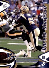 2007 Extreme Sports CFL Barrin Simpson #45