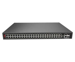 51 Port PoE Fiber Switch 600W Gigabit Uplink 48*10/100M RJ45 Port 2*1000M TP/SFP - Picture 1 of 1