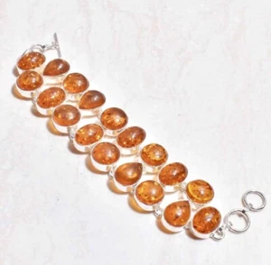 Awesome Amber Handmade Big Bracelet Jewelry 40 Gms - Picture 1 of 2