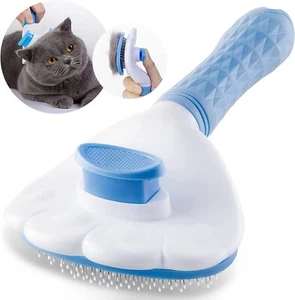 Spazzola slicker autopulente per cani e gatti: spazzola per la cura del cane da spargimento - Foto 1 di 7