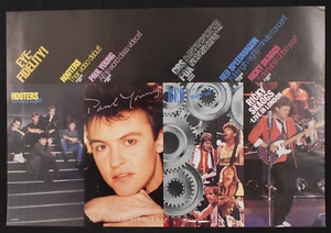 Various HOOTERS P. YOUNG REO R. SKAGGS '86 CBS promo poster Eye-Fidelity 23 x 33 - Picture 1 of 5