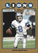 2008 Topps Gold Border Football Card Pick