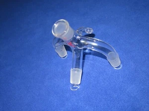 Distillation Receiver with Hose connection, modified cow type, 19/22, new - Picture 1 of 2