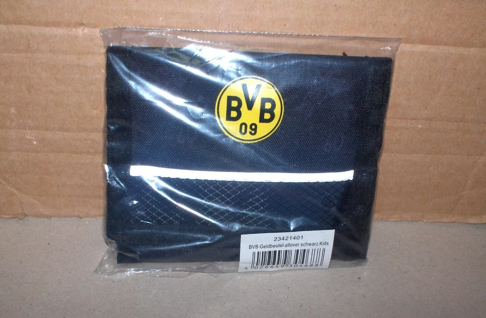 BVB Borussia Dortmund Geldbörse allover schwarz gelb KIDS Neu, OVP, Lizenz - Bild 1 von 1