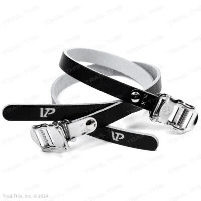 VP-715 alças de náilon tecidas para pedais de bicicleta de estrada pista clipes serve para MKS - Preto - Imagem 1 de 3