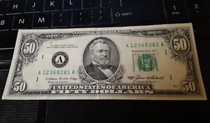 1985 $50 Boston Federal Reserve Note Bill High Grade - Picture 1 of 2