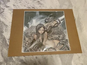 Audrey Kawasaki - CHARLOTTE Art Print Limited Edition Ltd - s&n 17.5x17.5 in - Picture 1 of 1