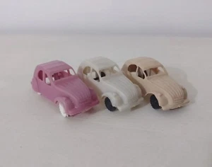 Vintage CITROEN 2CV Novelty Plastic Toy Car Lot Argentina 1960's - Picture 1 of 3