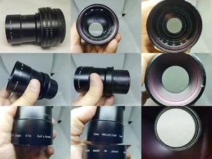 Bell&Howell 76mm f1.6 Projection,lens + GFX adapter for Fuji 50S,50r Fujifilm,GF - Picture 1 of 12