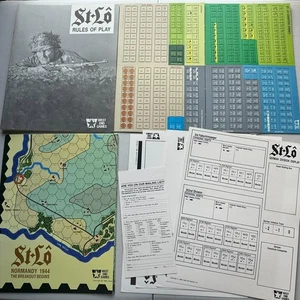 West End Games : ST LO game - WW2 The Breakout Begins, Normany 1944 (UNPUNCHED) - Picture 1 of 5
