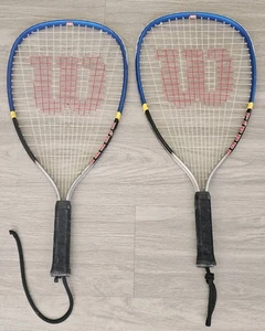 Set Of 2 Wilson Ripper Titanium Cliff Swain Tennis Reckets. - Picture 1 of 13
