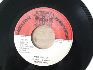 Franky Paul - Old Nigger JAMAICA 1984 7" Single Vinyl vg+ - Picture 1 of 2
