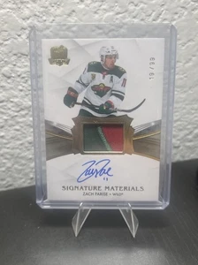 2020-2021 Upper Deck The Cup Zach Parise #SPZP Signature Materials 19/99 Auto - Picture 1 of 2